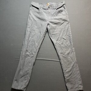 C&C California Pants Mens 34x32 Gray stretch Straight Leg